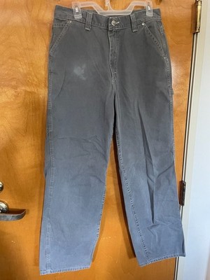 Vintage Riveted by Lee Loose Fit Grey Carpenter Workwear Pants