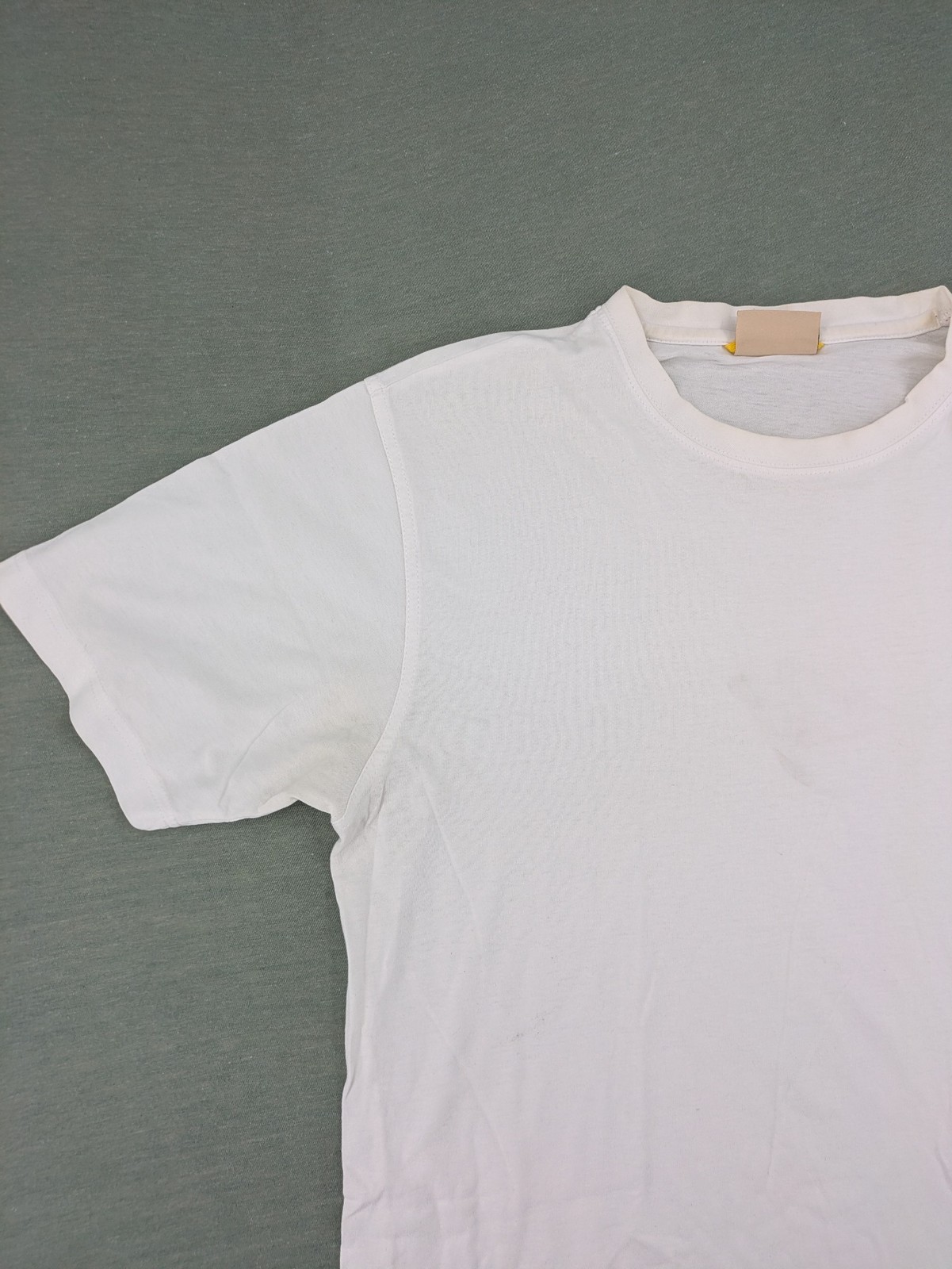 Camel Active Herren T-Shirt Weiß Rundhals Kurzarm Einfarbig Logo Baumwolle image 2