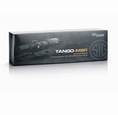 Sig Sauer TANGO-MSR 1-8x24mm Riflescope, MSR BDC-8 Reticle, ALPHA-MSR Mount
