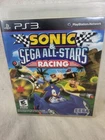 Sonic & Sega All-Stars Racing (PlayStation 3, 2010) No Manual Tested