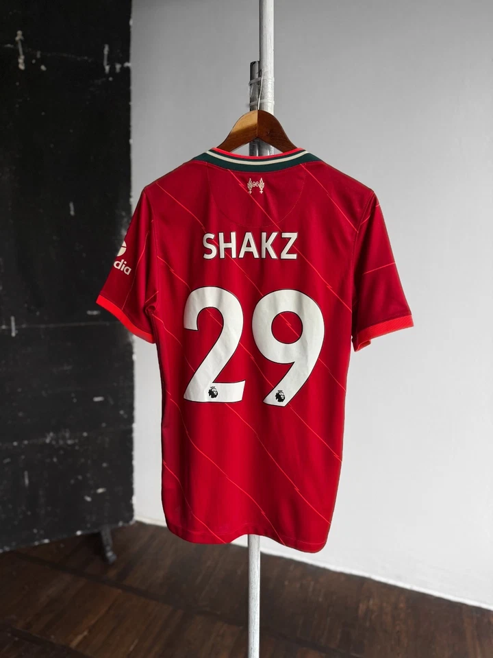 Nike x FC Liverpool Hombres Auténtico 2021/22 Rojo Home Fútbol Camiseta Talla M - Imagen 3 de 4