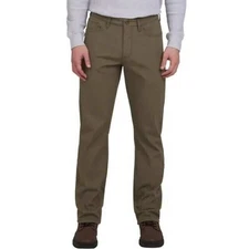 Weatherproof Vintage Mens Bonded Fleece Lined Canvas Pant Green 40W x 30L NEW!