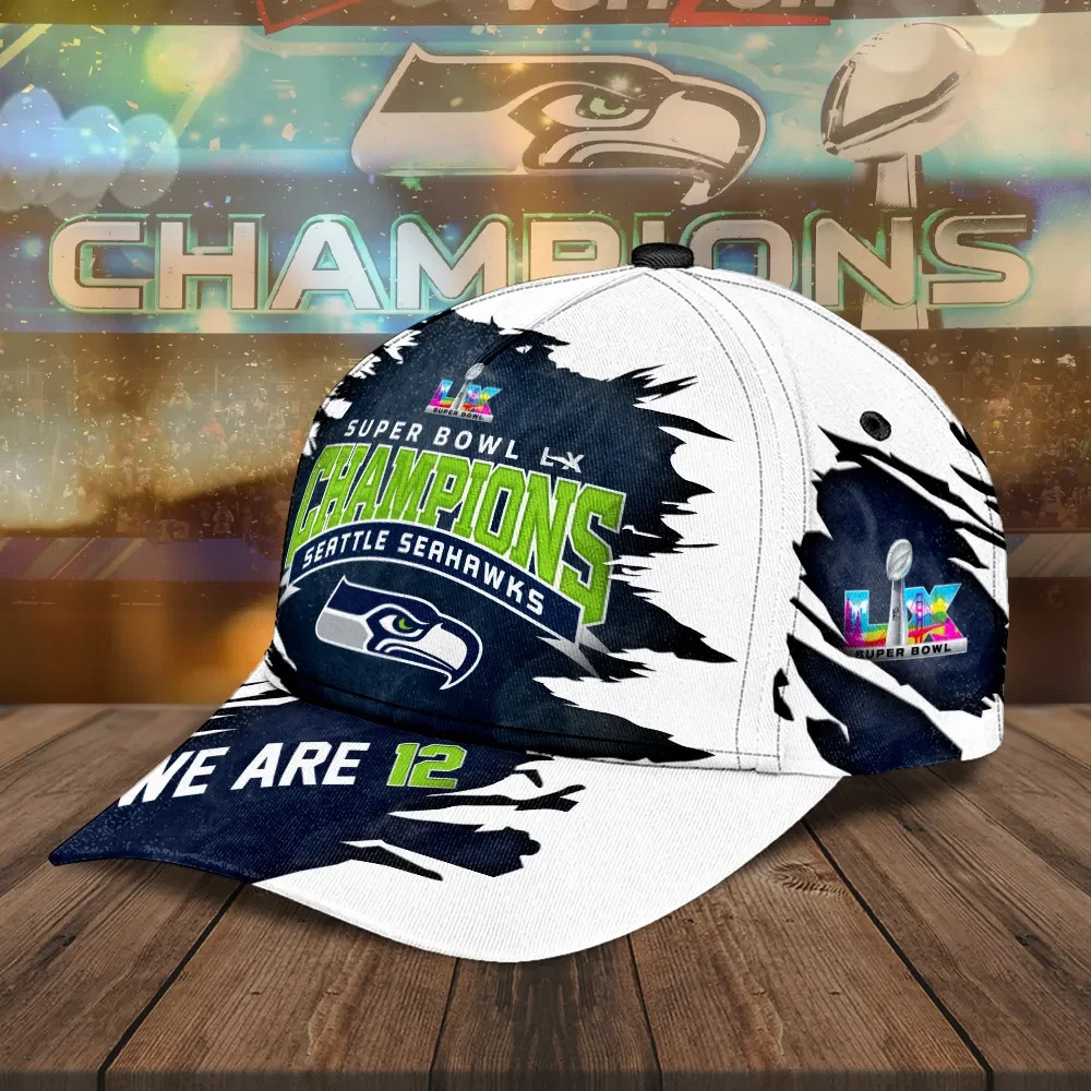 Seahawks SBowl LX Champions Classic Cap
