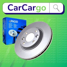 Pagid Vented Front Brake Discs Pair Renault Clio 1.2 TCe 120 2013-2021 258 mm