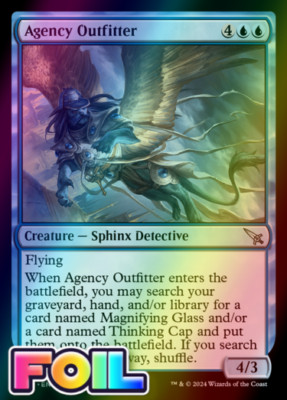 x1 Agency Outfitter MKM MTG 38 FOIL UNCOMMON M/NM 1x