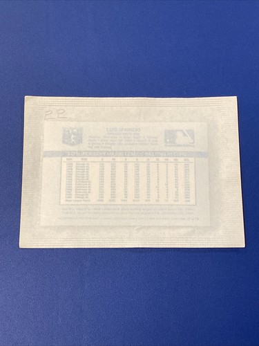 1970 Kellogg’s Luis Apiricio #22 Set Break Sealed - Picture 2 of 3