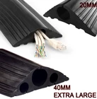 Heavy Duty Rubber and PVC Floor Cable Protectors - Multiple Sizes and Colours Av