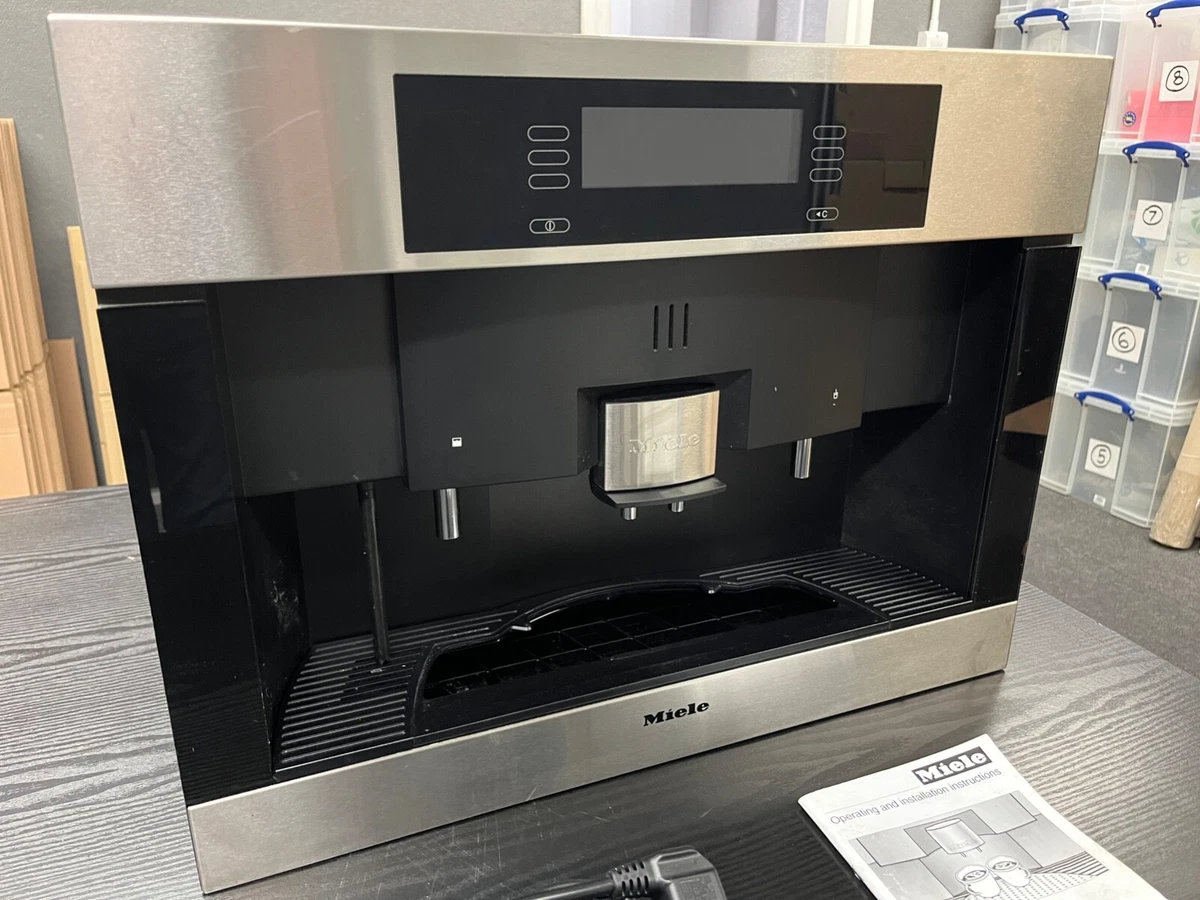 Miele coffee machine 2024 built in instructions