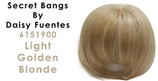 Secret Bangs By Daisy Fuentes 6151900 Light Golden Blonde Light Weight Textured