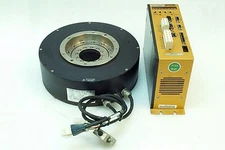 JUSTEK LINEAR SERVO DRIVER JSMD-02, ROTARY DRIECT MOTOR JTR2408-1A02N WORKING