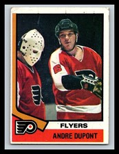 1974-75 Topps #67 ANDRE ''MOOSE '' DUPONT  PHILADELPHIA FLYERS
