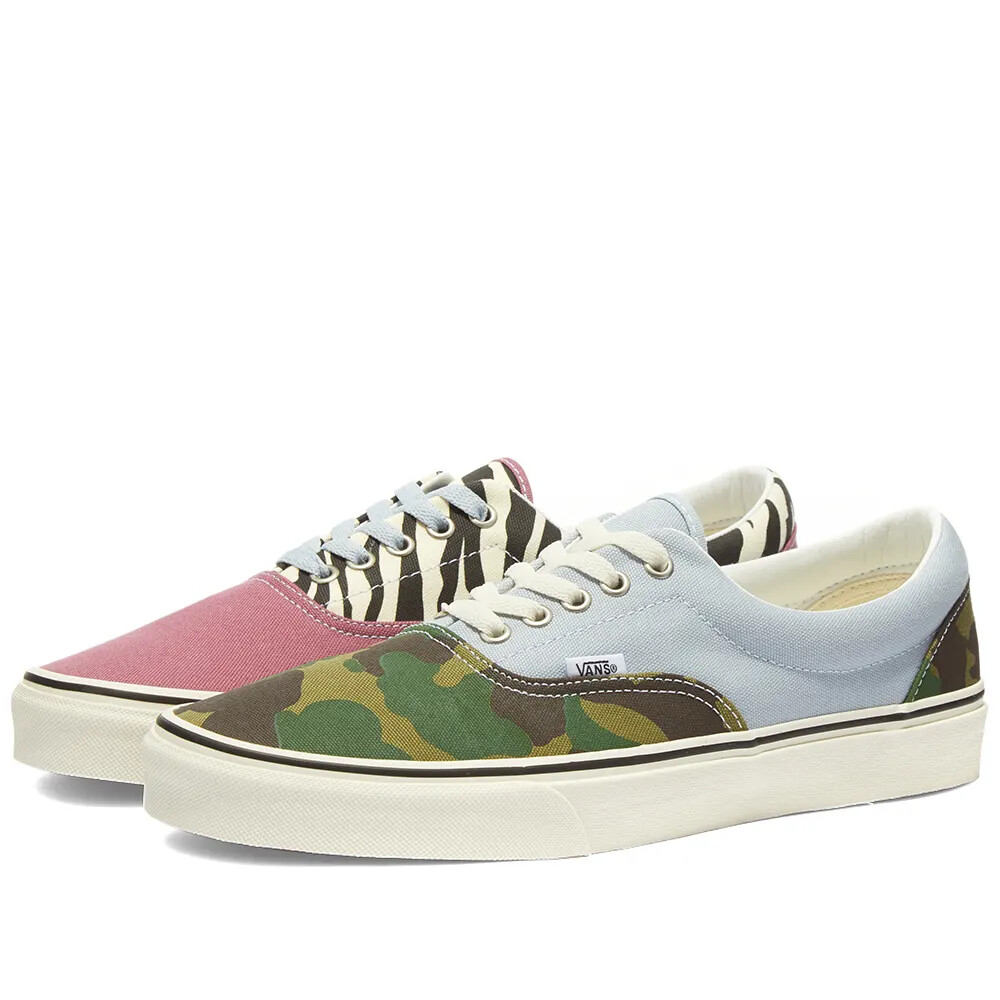 Vans Era Mismatch Zebra VN0A4U39WS81 Men\u0026#039;s MultiColor Canvas Skate  Shoes HS3729 | eBay