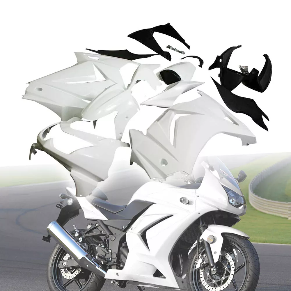 Unpainted Bodywork Fairing Kit ABS Fit For Kawasaki Ninja 250R EX250 2010