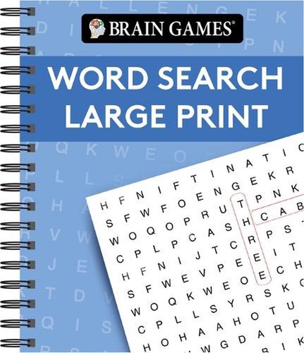 Brain Games Large Print Word Search By Publications International Ltd