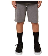 O'Neill Big Boys 12/26 Blue Gray Stripes Surf Board Shorts