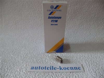 1x 24V 21W Glühlampe Rücklicht Bremslicht Schlusslicht BA15s Cartechnic