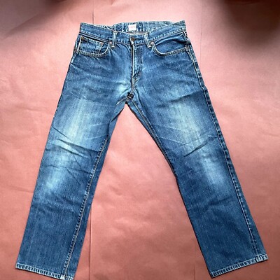 【美品/箱付き】EDEN WTDI 【USED】 VTG EDWIN 505ZXX 90s JEANS MADE IN JAPAN SELVEDGE DENIM BLUE 32x28