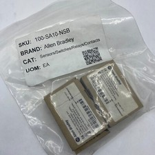 ALLEN BRADLEY 100-SA10 CONTACT BLOCK LOT OF 2