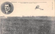 CPA 47 MIRAMONT AERODROME DE BOUILHAGUET Gdes FETES D'AVIATION 1912 PIERRE BEARD