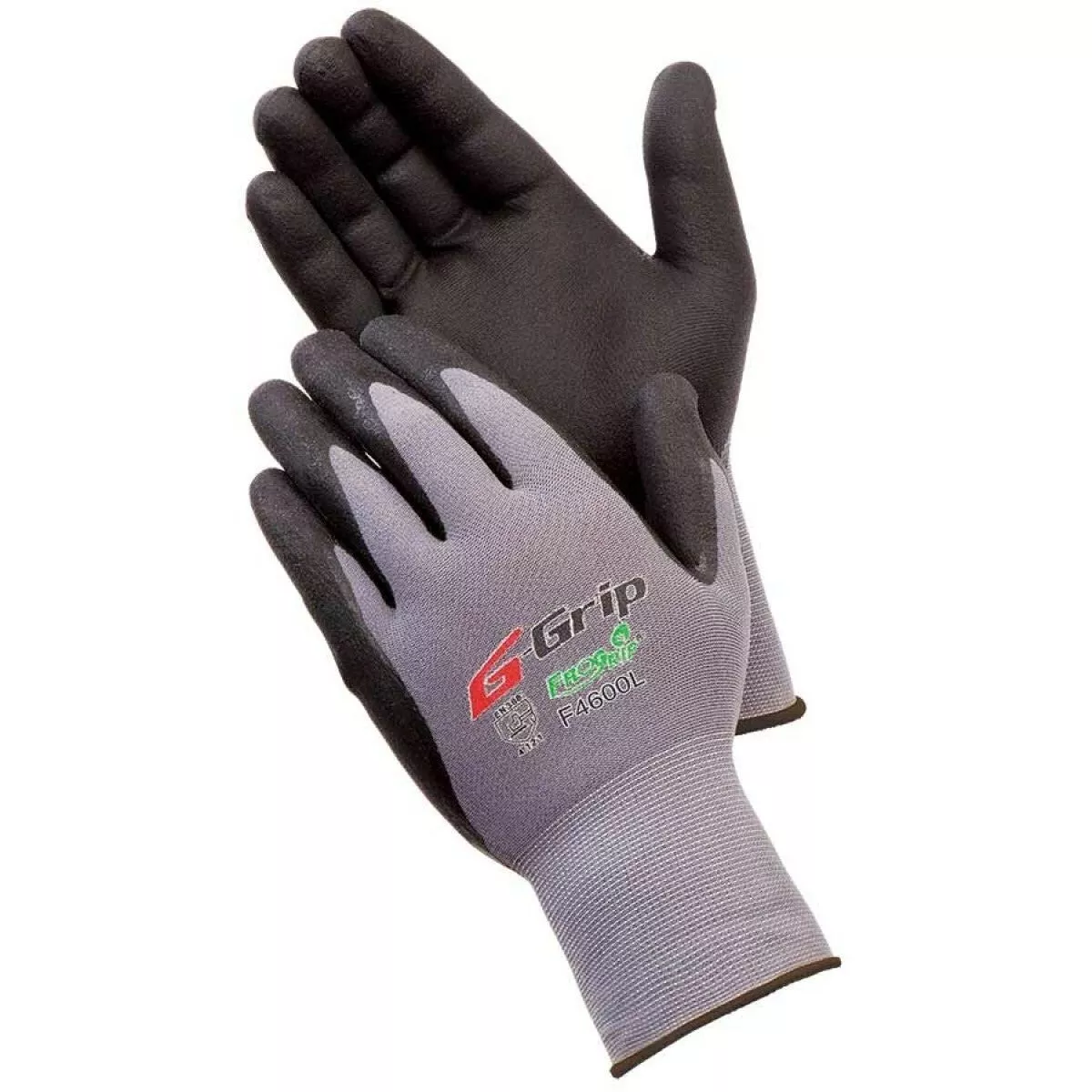 PRO-SAFE - Work Gloves: Medium, Nitrile-Coated Nitrile & Nylon