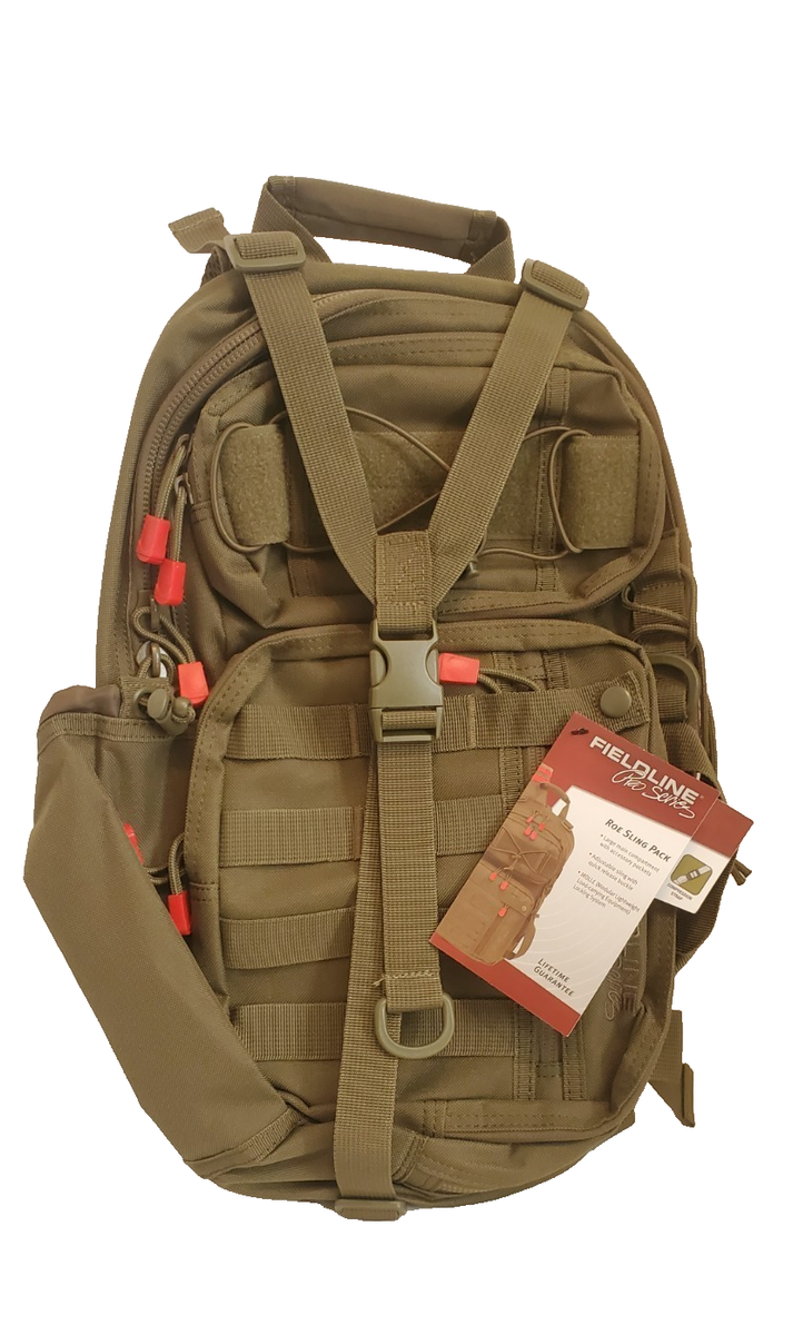 FIELDLINE Pro Series Roe Sling Pack OD Green Military Outdoors