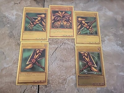 Yugioh EXODIA Alt Art GOLD Foil Collectible  Lot 