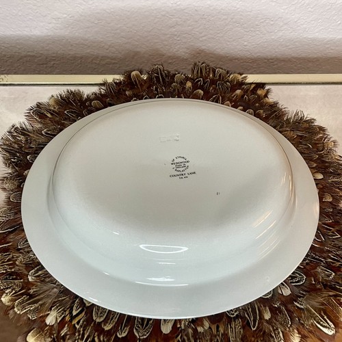 "Cuenco para servir ovalado vintage Wedgwood Etruria Country Lane floral 9 3/4""" - Imagen 2 de 2