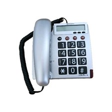 Amplicomms BigTel 48 Big Button home Corded Phone (elderly friendly/ LCD screen)