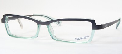 ENjOY E 2718 C GRAPHITE DARK GREY / TRANSPARENT TEAL EYEGLASSES E2718 49-14-135