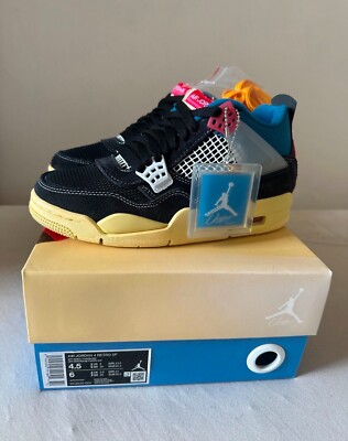 Jordan 4 Union Off Noir US 4.5 EU 36.5 NEU