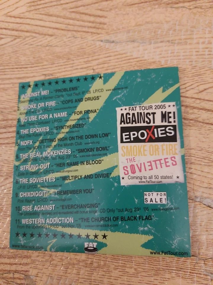 Rock Against FloydFat Wreck ChordsAgainst me!No use for a nameRise against - Image 2 of 2