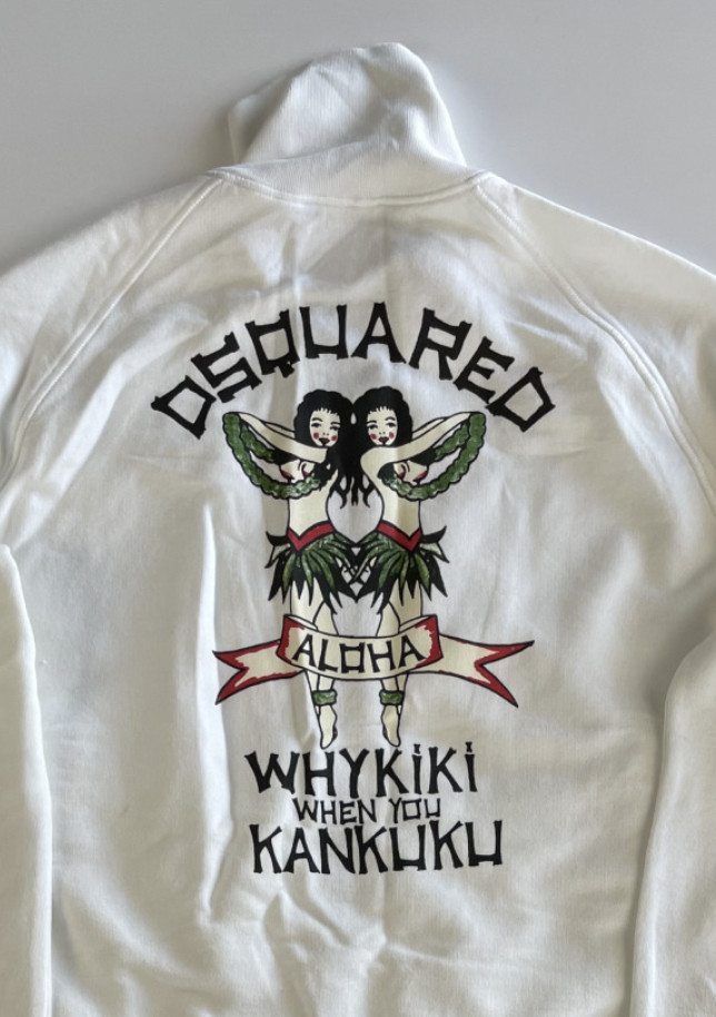 Dsquared2 Deadstock Whykiki When You Kankuku Aloha Jacket Sweatshirt L image 7