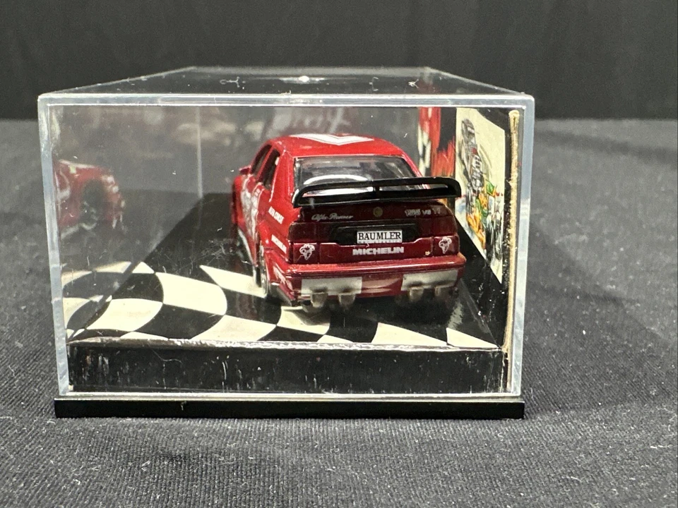 1:64 ESCALA MINICHAMPS 640 930120 ALFA 155 DTM 1993 #7 COCHE FUNDIDO A PRESIÓN COLOR ROJO Foto 4 de 4