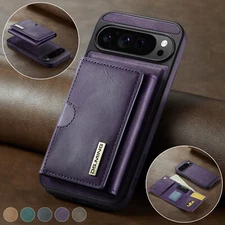 For Google Pixel 9 Pro XL/9/8 Pro Detachable Leather Wallet Cover Magnetic Case