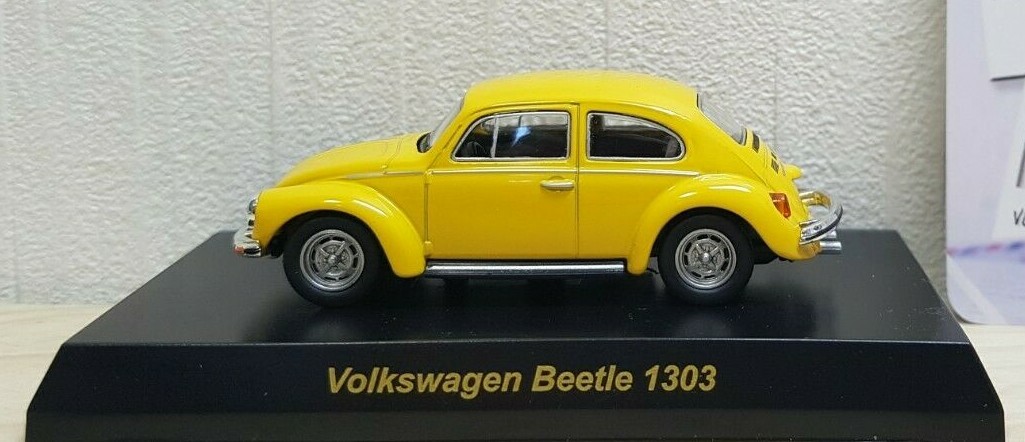 1/64 Kyosho VW VOLKSWAGEN BEETLE 1303 YELLOW diecast car model