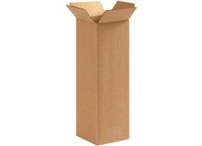 Pick 25-200 Pack Corrugated Shipping Boxes 4x4x12 Cardboard Mailers Packing Box