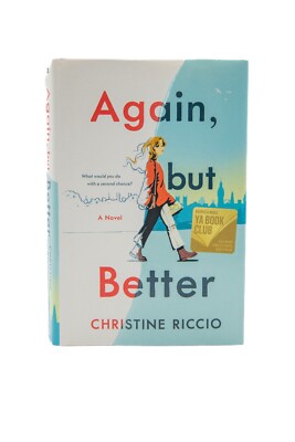 Again, But Better By Christine Riccio (SIGNED) B&N YA Book Club (2019, Hardcover