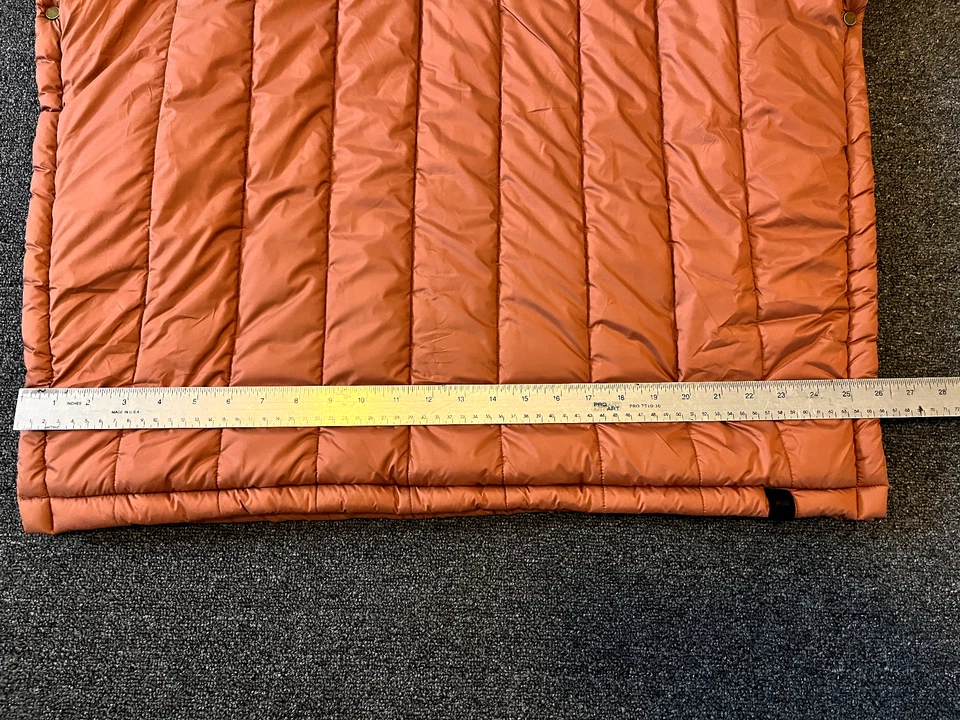 ¡AGOTADO! OMAMI MINI PONCHO UNISEX JUVENIL ACOLCHADO NYLON US 12 - COLOR ÓXIDO Foto 3 de 4