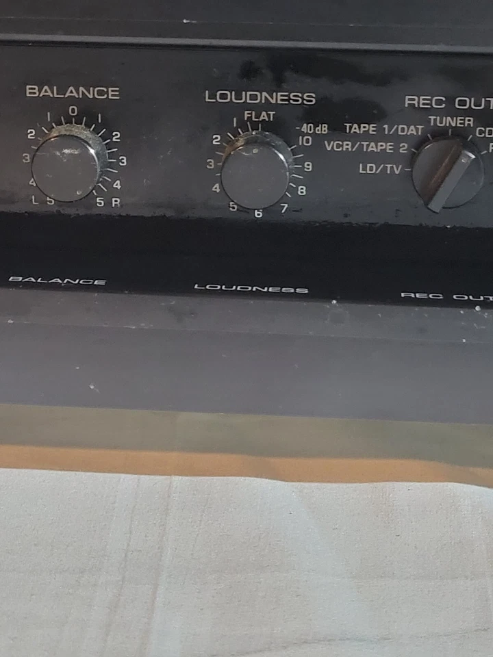 Amplificador receptor estéreo de sonido natural Yamaha RX-950 solo para piezas Foto 4 de 4