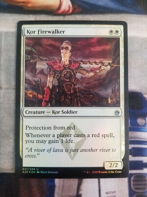 Kor Firewalker FOIL ** 50% Off $30+ ** Magic The Gathering MTG Card - M25