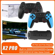 2025 X2 PRO 128G 41000+ Games 4K Game Stick 3D Retro Video Game Console Wireless