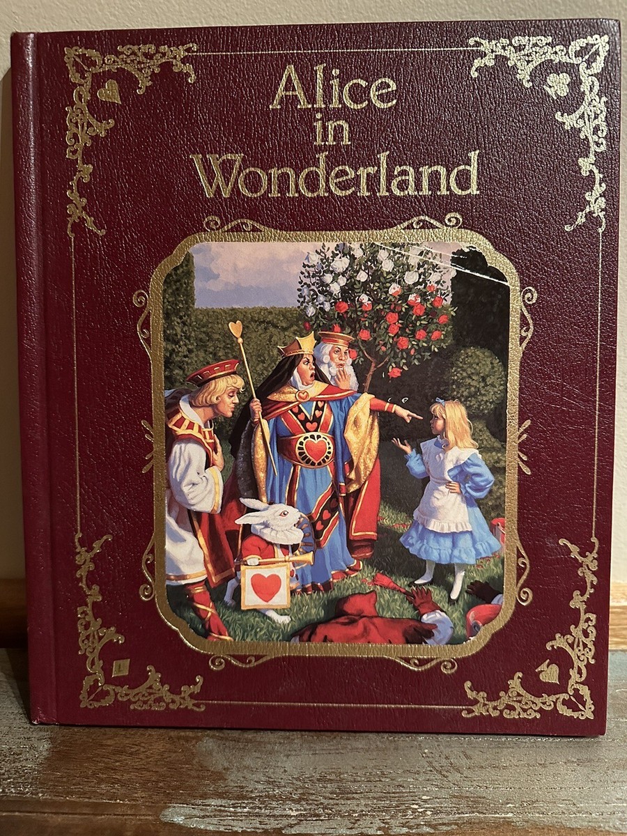 Alice In Wonderland Greg Hildebrandt Color Illustrations Leather