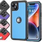 For iPhone 14 Pro Max 14 Plus Waterproof Case Cover Shockproof  Screen Protector