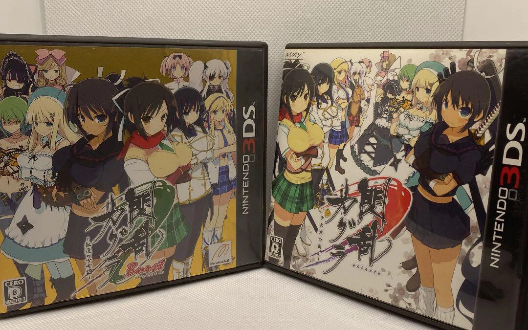 Senran Kagura Burst Guren no Shoujotachi & Shoujotachi no Shinei Nintendo  3DS