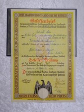 Antiker Gesellenbrief Feinmechaniker Berlin Neukölln - Vintage 1935