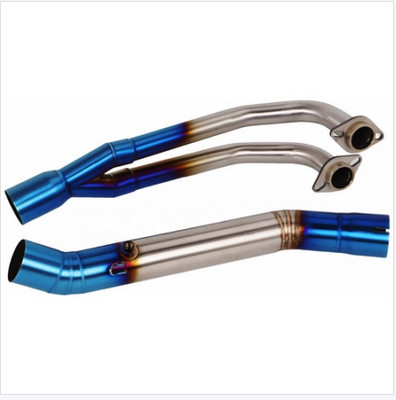 Exhaust Front Pipe Tube For SYM MAXSYM TL500 2019-2021 TL508 2022 Blue