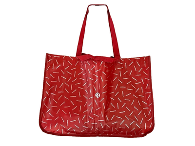 lululemon reusable bag 2020 Lululemon shopping tote Large red