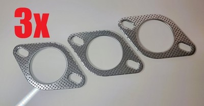 3x Verstärkte Auspuffdichtung 2,5zoll 63mm 2,5'' Dichtung Supra Evo 200SX GTR GTI