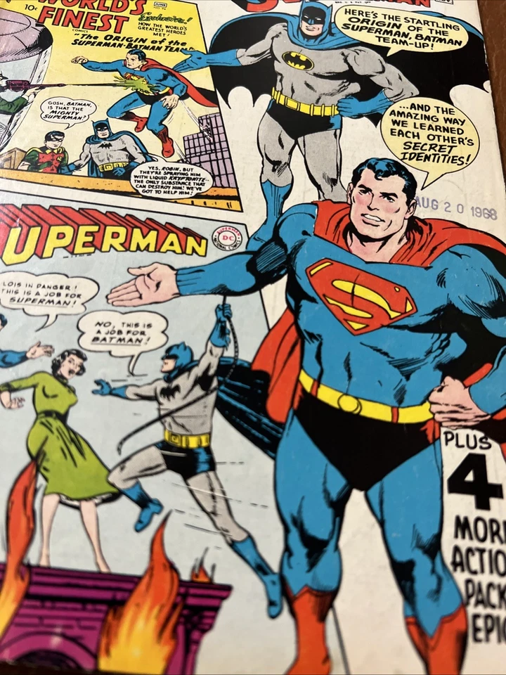 World's Finest Comics Lot 2: FN to FN+ & Up #179 & 181 DC Comics 1968/69 $7 Ship - Image 3 of 4