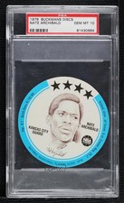 1976 MSA NBA Player Discs Buckmans Tiny Archibald Nate PSA 10 GEM MT HOF 2t7